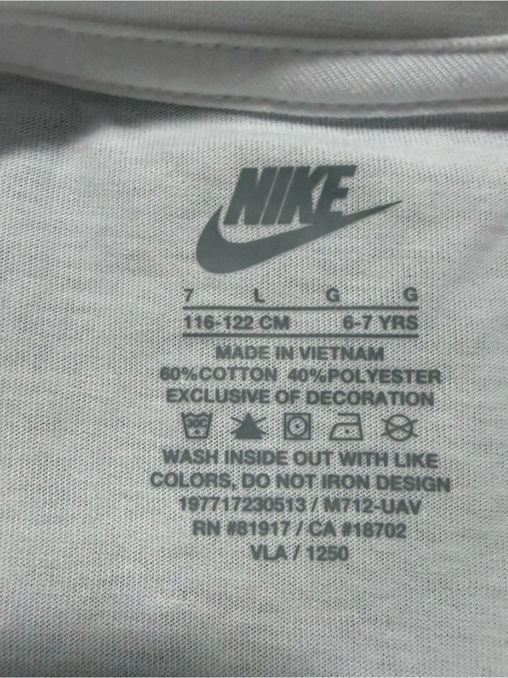 Nike Boys 2 Piece Outfit Matching Set Size 7 New